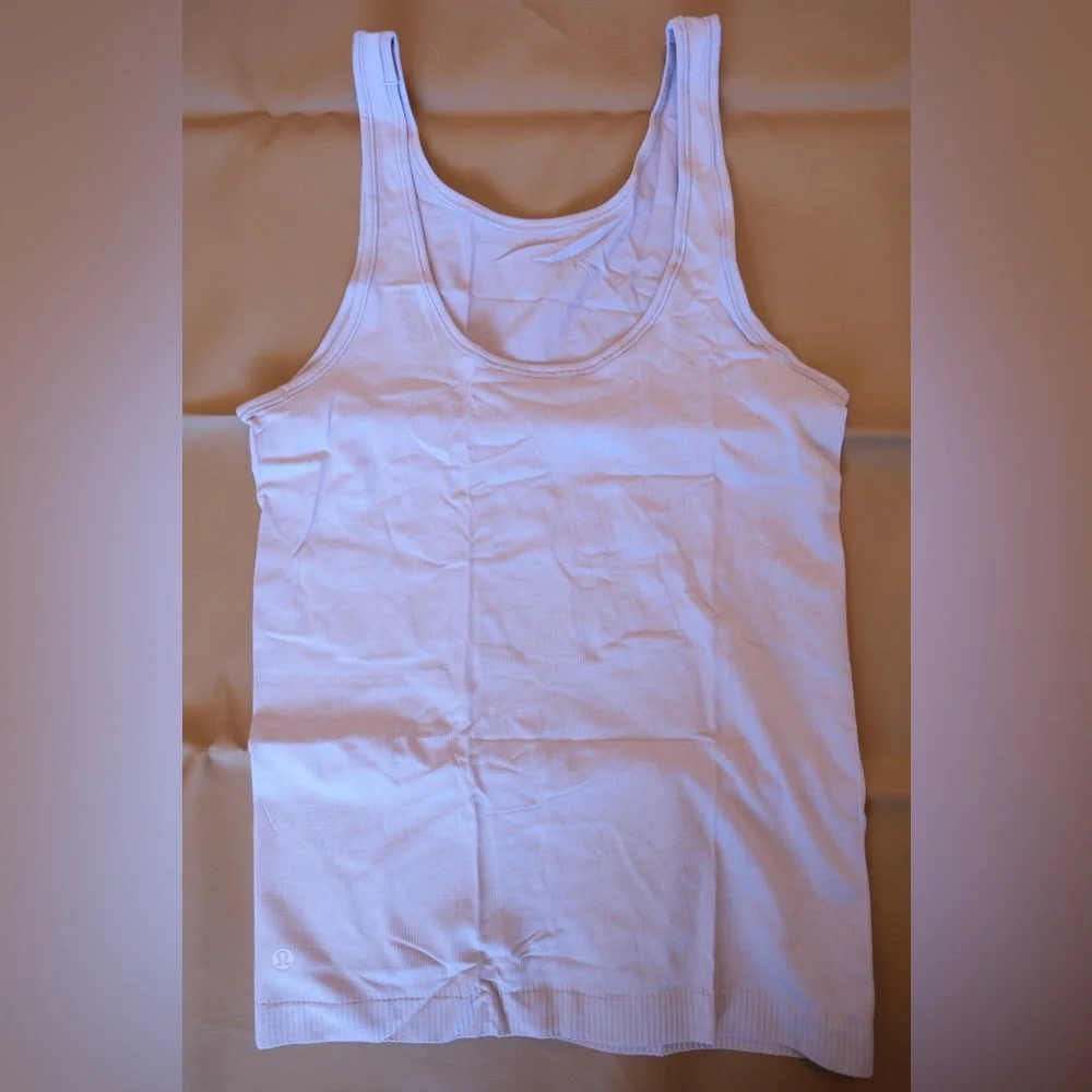 Lululemon Seek Simplicity Tank Powdered Mauve - Picture 4 of 5